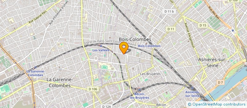 localisation de l'entreprise SOC EXELMANS AUTOMOBILES à BOIS-COLOMBES
