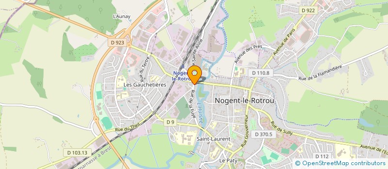 localisation de l'entreprise SOC EXERCICE LIBERAL DOCTEUR ROUFFET à NOGENT-LE-ROTROU