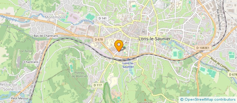 localisation de l'entreprise SOC EXP ETS BOUCHERIE CHARC ROUTHIER à LONS-LE-SAUNIER