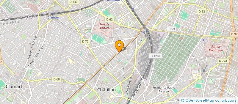 localisation de l'entreprise SOC EXPANS VULGARISAT ELECTRON à CHATILLON