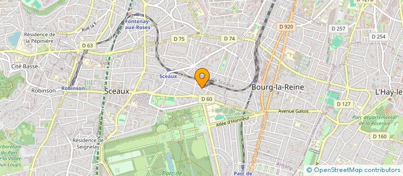 localisation de l'entreprise SOC EXPANSION MUSIC CHOREGRAPH à SCEAUX