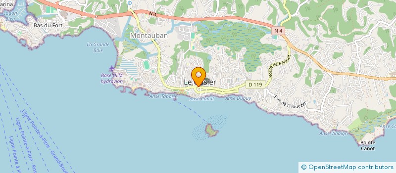 localisation de l'entreprise SOC EXPANSION PIZZA ROPA ANTILLES  LE GOSIER