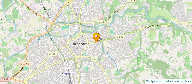 localisation de l'entreprise SOC  EXPERT COMPTABLE MARCHAND-CAPRON à CARPENTRAS