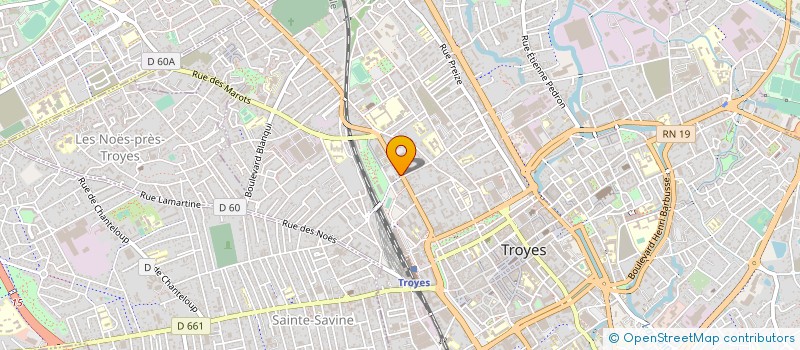 localisation de l'entreprise SOC EXPERTISE COMPTABLE CABINET CHEVAU à TROYES