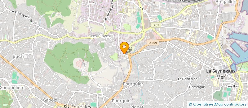 localisation de l'entreprise SOC EXPERTISE COMPTABLE DU SUD EST à LA SEYNE-SUR-MER