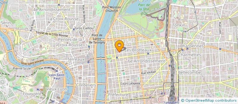 localisation de l'entreprise SOC EXPERTISE COMPTABLE ET GESTION LYON à LYON