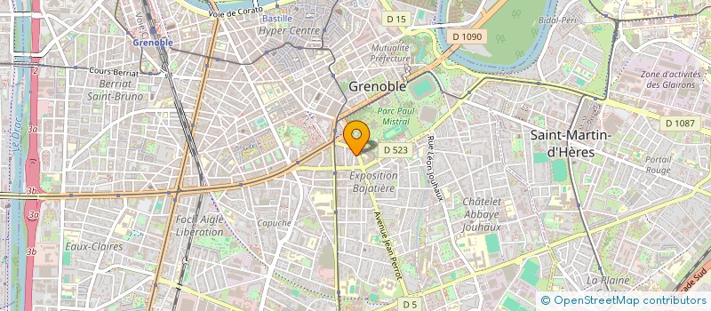 localisation de l'entreprise SOC EXPERTISE COMPTABLE GESTION à GRENOBLE