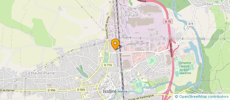 localisation de l'entreprise SOC EXPL ABATTOIRS D'ISSOIRE à ISSOIRE