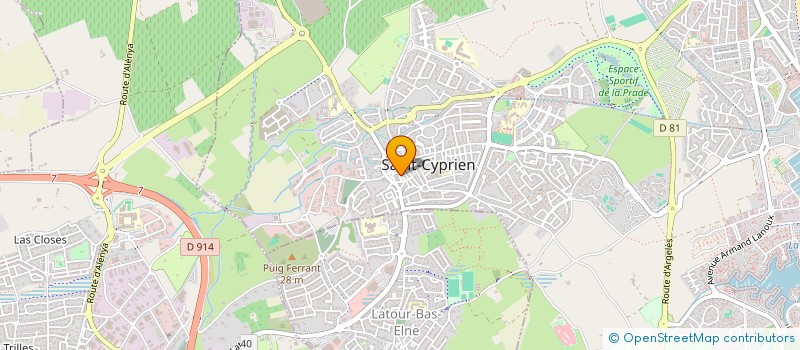 localisation de l'entreprise SOC EXPL ANDRE BIBI ET CIE à SAINT-CYPRIEN