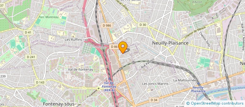 localisation de l'entreprise SOC EXPL ATELIERS DE MOULES DE FONTENAY à FONTENAY-SOUS-BOIS