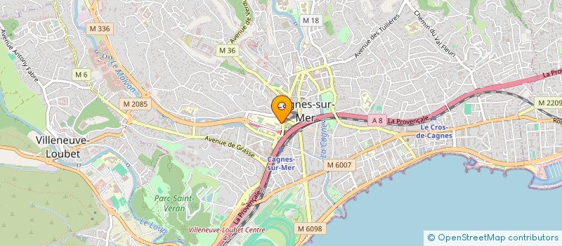 localisation de l'entreprise SOC EXPL AZUR MAGASINS AUTOMA CONVENA à CAGNES-SUR-MER