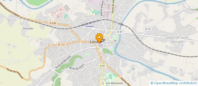 localisation de l'entreprise SOC EXPL BIJOUTERIE C BERNAT  LAVAUR