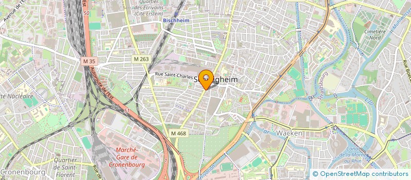 localisation de l'entreprise SOC EXPL BOUCH CHARC TOUSSAINT  SCHILTIGHEIM