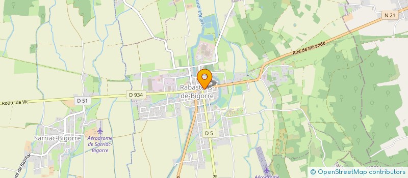localisation de l'entreprise SOC EXPL BOUCHERIE GAILLAT à RABASTENS-DE-BIGORRE