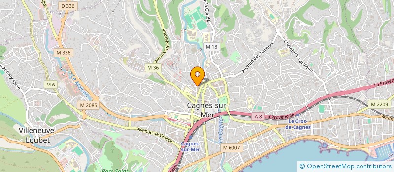 localisation de l'entreprise SOC EXPL CAPACITE STOKAGE PRODUIT PETROL à CAGNES-SUR-MER