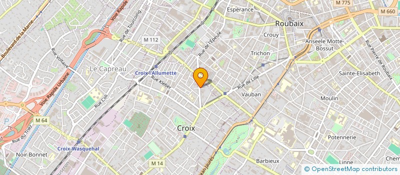 localisation de l'entreprise SOC EXPL CENT NAUTIC INTERNAT à CROIX