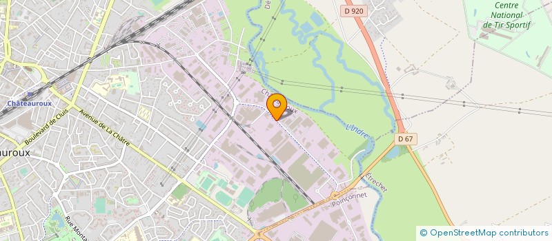 localisation de l'entreprise SOC EXPL CHATEAUROUX VIANDES à CHATEAUROUX