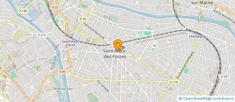 localisation de l'entreprise SOC EXPL CHAUSSURES BOBB à SAINT-MAUR-DES-FOSSES