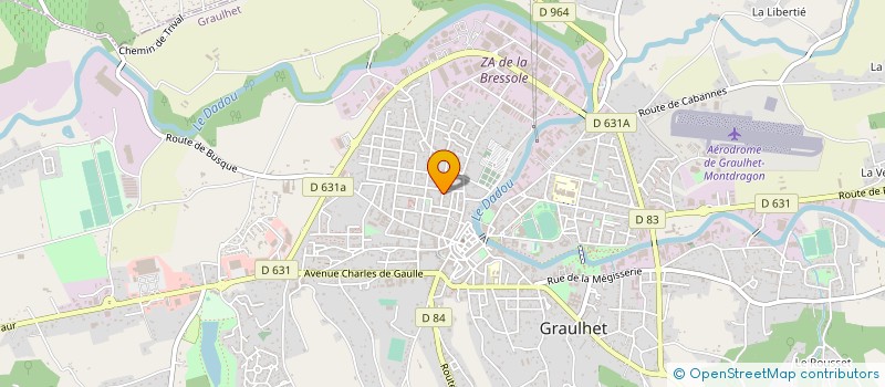 localisation de l'entreprise SOC EXPL CJM DES ETS CARAYON J à GRAULHET