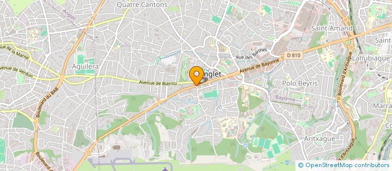localisation de l'entreprise SOC EXPL DE L'AGENCE SENSEY à ANGLET