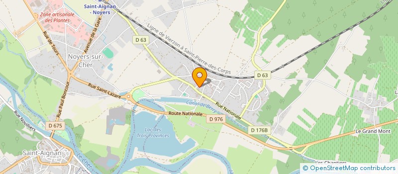 localisation de l'entreprise SOC EXPL DECHARGES INDUS REG CENT à NOYERS-SUR-CHER