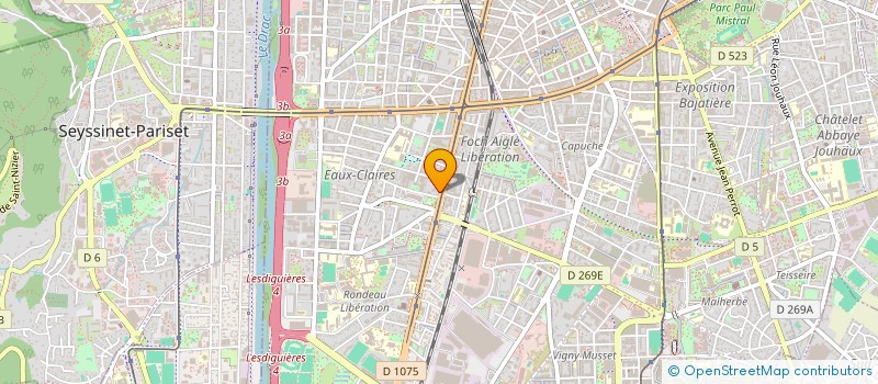 localisation de l'entreprise SOC EXPL DES ATELIERS FUZET à GRENOBLE