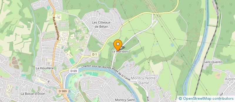 localisation de l'entreprise SOC EXPL DES ETABLS DECARREAUX à MONTCY-NOTRE-DAME