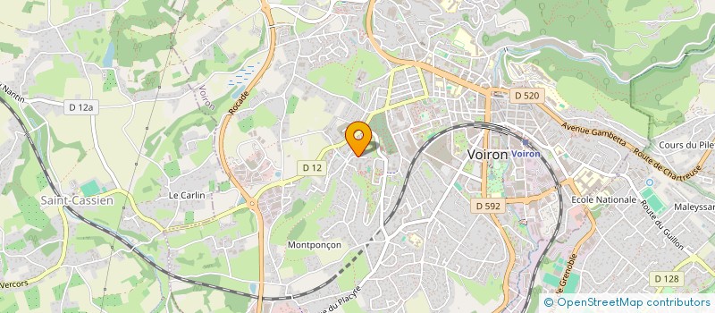 localisation de l'entreprise SOC EXPL DES ETS EGBS  VOIRON