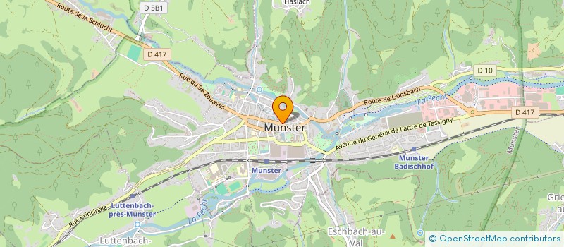 localisation de l'entreprise SOC EXPL DES ETS HENRI DISCHINGER à MUNSTER