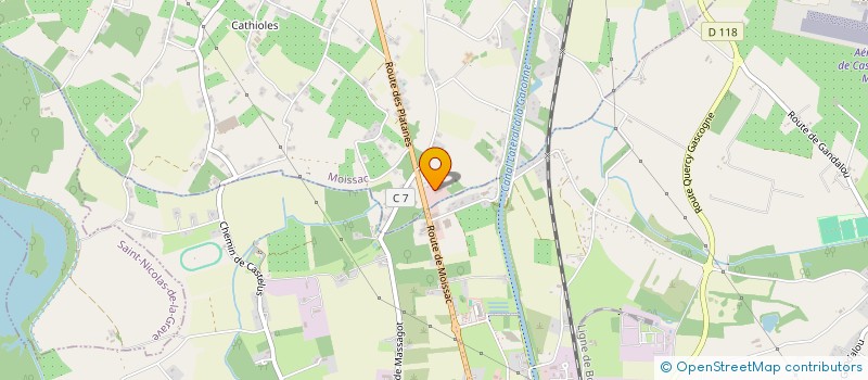 localisation de l'entreprise SOC EXPL DES ETS LAMARENIE ET FILS à MOISSAC
