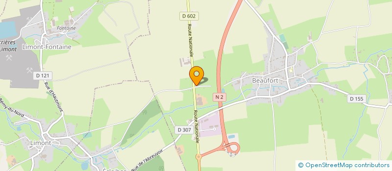 localisation de l'entreprise SOC EXPL DES ETS MAURICE HURIAUX à BEAUFORT