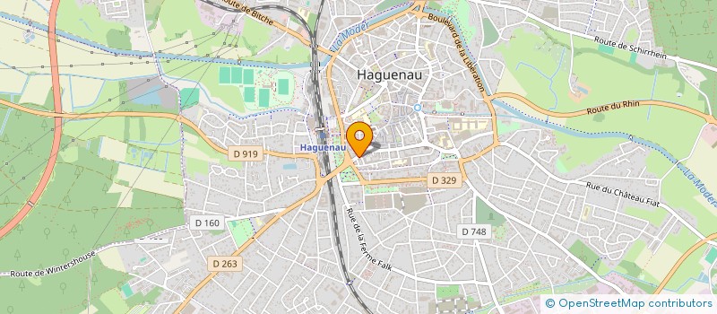 localisation de l'entreprise SOC EXPL DES ETS RENE ANTONI  HAGUENAU