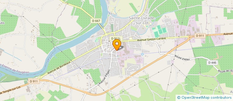 localisation de l'entreprise SOC EXPL DES ETS REYES à SAINTE-LIVRADE-SUR-LOT