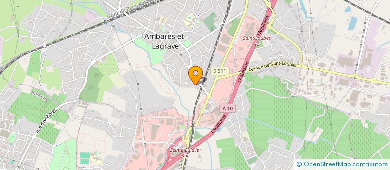 localisation de l'entreprise SOC  EXPL DES TRANSPORTS DELPECH  AMBARES-ET-LAGRAVE