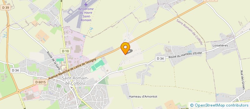 localisation de l'entreprise SOC EXPL DU CHANTIER NAVAL D ACHERES à SAINT-ROMAIN-DE-COLBOSC