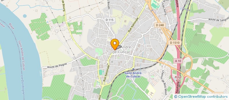 localisation de l'entreprise SOC EXPL DU GARAGE DE L EUROPE à SAINT-ANDRE-DE-CUBZAC