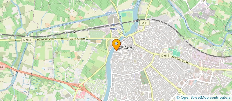 localisation de l'entreprise SOC EXPL DU MUSEE DE LA MAGIE à AGDE