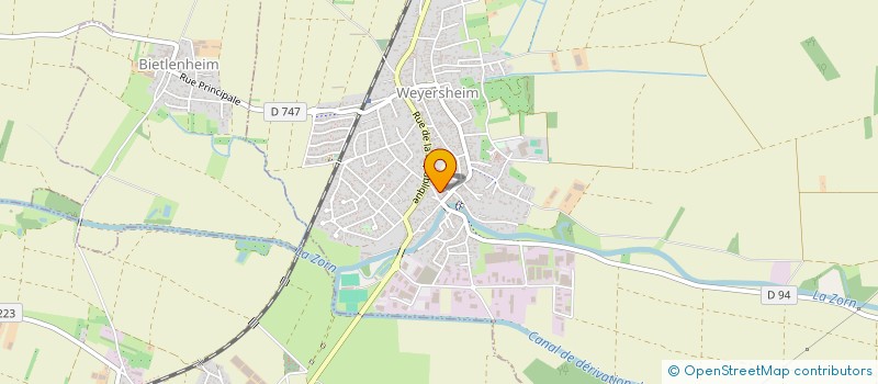 localisation de l'entreprise SOC EXPL DU RESTAURANT A L'ANCRE  WEYERSHEIM