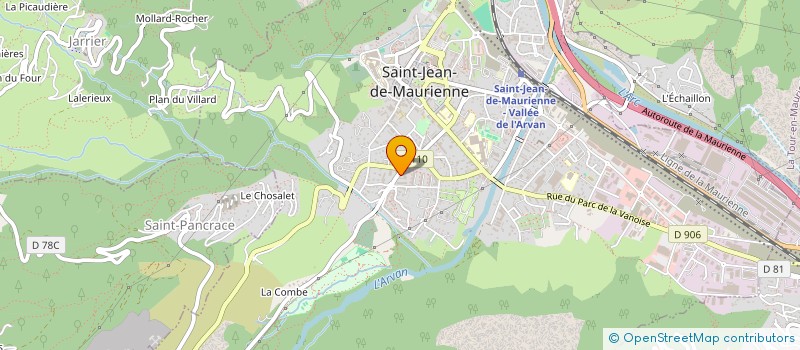 localisation de l'entreprise SOC EXPL ENTR DOMINJON FRERES à SAINT-JEAN-DE-MAURIENNE