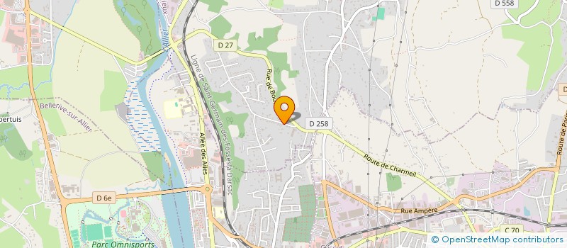 localisation de l'entreprise SOC EXPL ENTR GUELPA PERE ET F à CREUZIER-LE-VIEUX