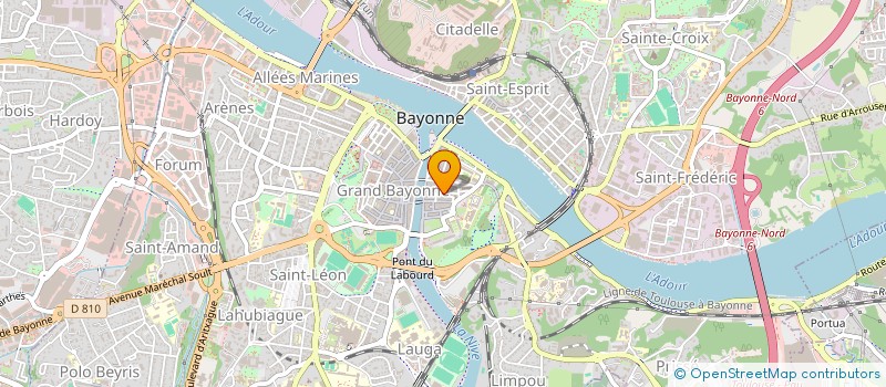 localisation de l'entreprise SOC EXPL ENTREPRISE CELHABE à BAYONNE