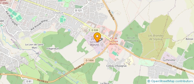 localisation de l'entreprise SOC EXPL ETAB CAMSO à SOYAUX