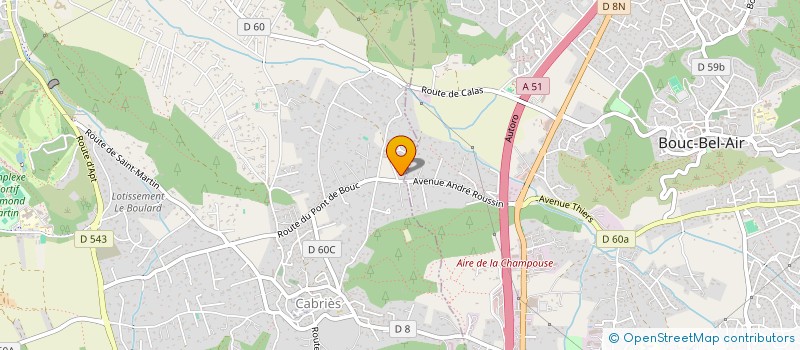localisation de l'entreprise SOC EXPL ETAB GOUDARD APPLI VIDEO SYSTEM à CABRIES