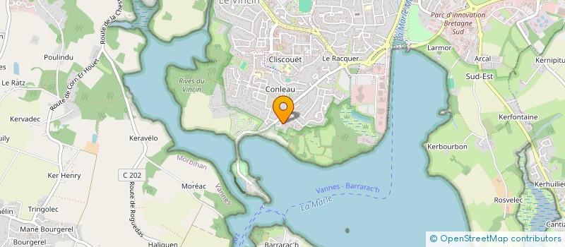 localisation de l'entreprise SOC EXPL ETABL A F T E L à VANNES