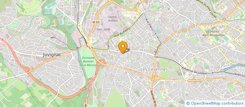 localisation de l'entreprise SOC EXPL ETABL LOUBET ET BARDY à MONTPELLIER