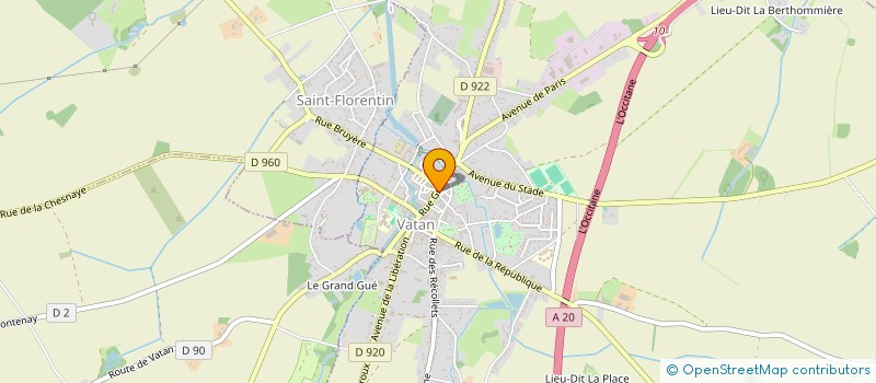 localisation de l'entreprise SOC EXPL ETABLISSEMENTS CHAMPION à VATAN