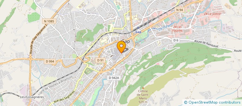 localisation de l'entreprise SOC EXPL ETABLT REYNAUD à GAP