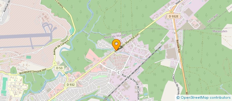 localisation de l'entreprise SOC EXPL ETS A MARTINEZ  MONT-DE-MARSAN