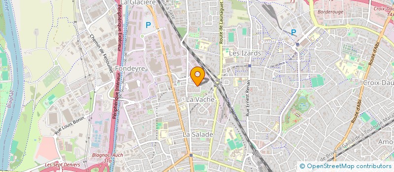 localisation de l'entreprise SOC EXPL ETS BENAZET LABORIE à TOULOUSE