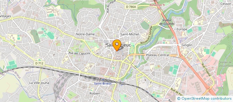 localisation de l'entreprise SOC EXPL ETS BRIAND QUENOTTE à SAINT-BRIEUC